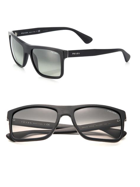 prada rectangular sunglasses mens